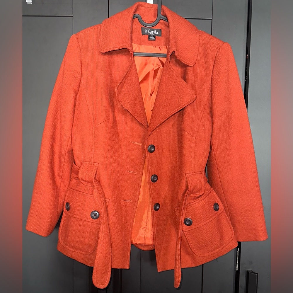 Isabella Orange Suit